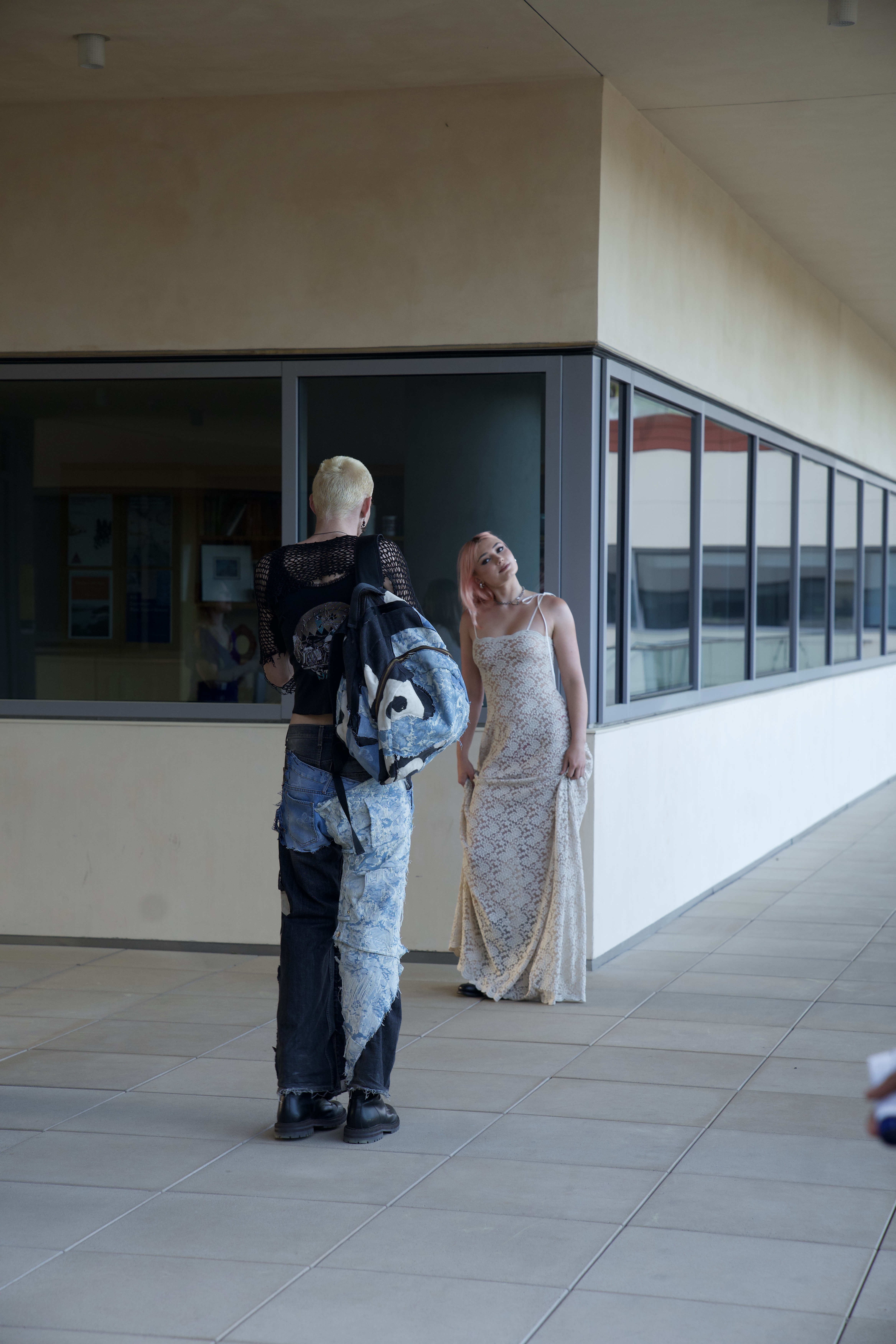 Upcycled Denim Backpack 3